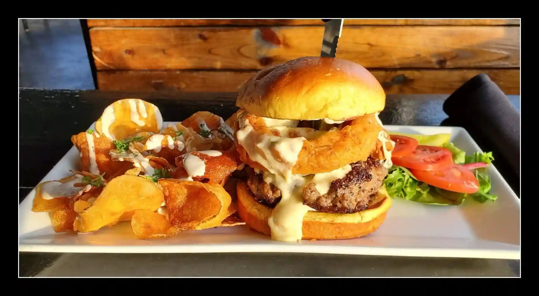 Onion Ring Burger