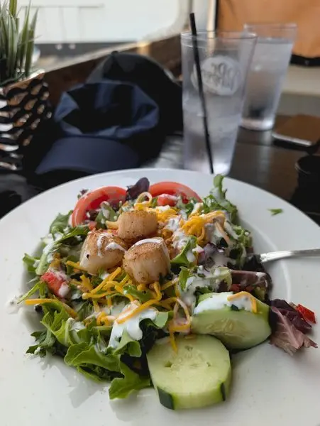 Lakeshore Salad with seared scallops