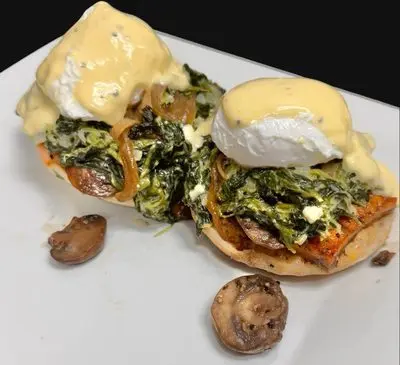 Blackened Salmon Benedict