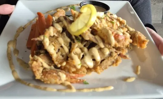 Soft-Shell Crab with house chipotle tartar sauce