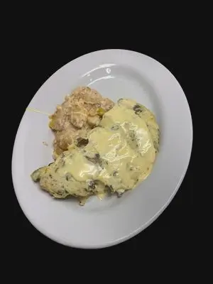 Spinach & Mushroom Omelette